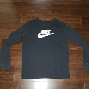 Girl's XL Nike Black Long Sleeve Tee with White Logo $3 In Bundle